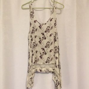 Free people flowy asymmetrical tank